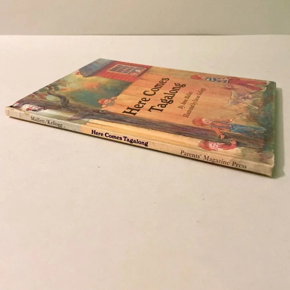 Vintage  1971 Here Comes Tagalong by Anne Mallet Steven Kellogg Hardcover Book - Picture 3 of 15